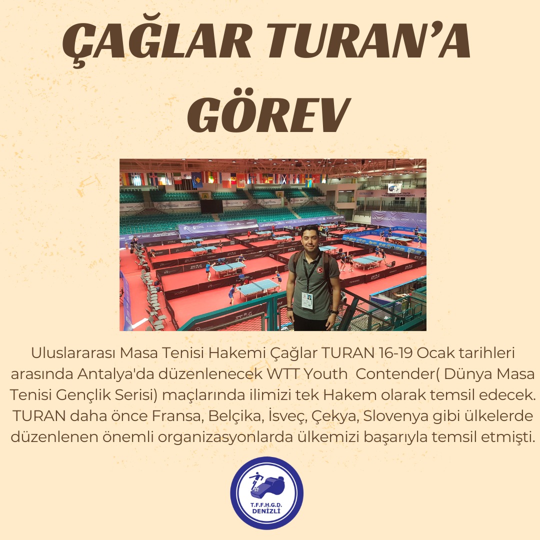 ÇAĞLAR TURAN&#39;A GÖREV